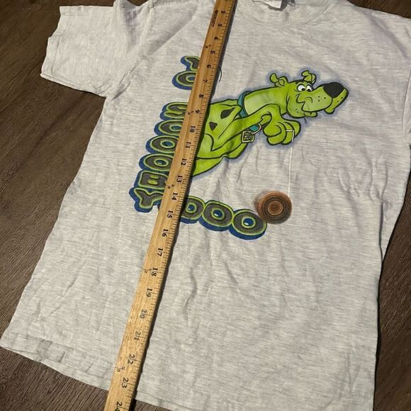 Vintage Scooby Doo Youth Boys Size Large Cartoon Network Yo Graphic T Shirt 90s - Picture 7 of 8